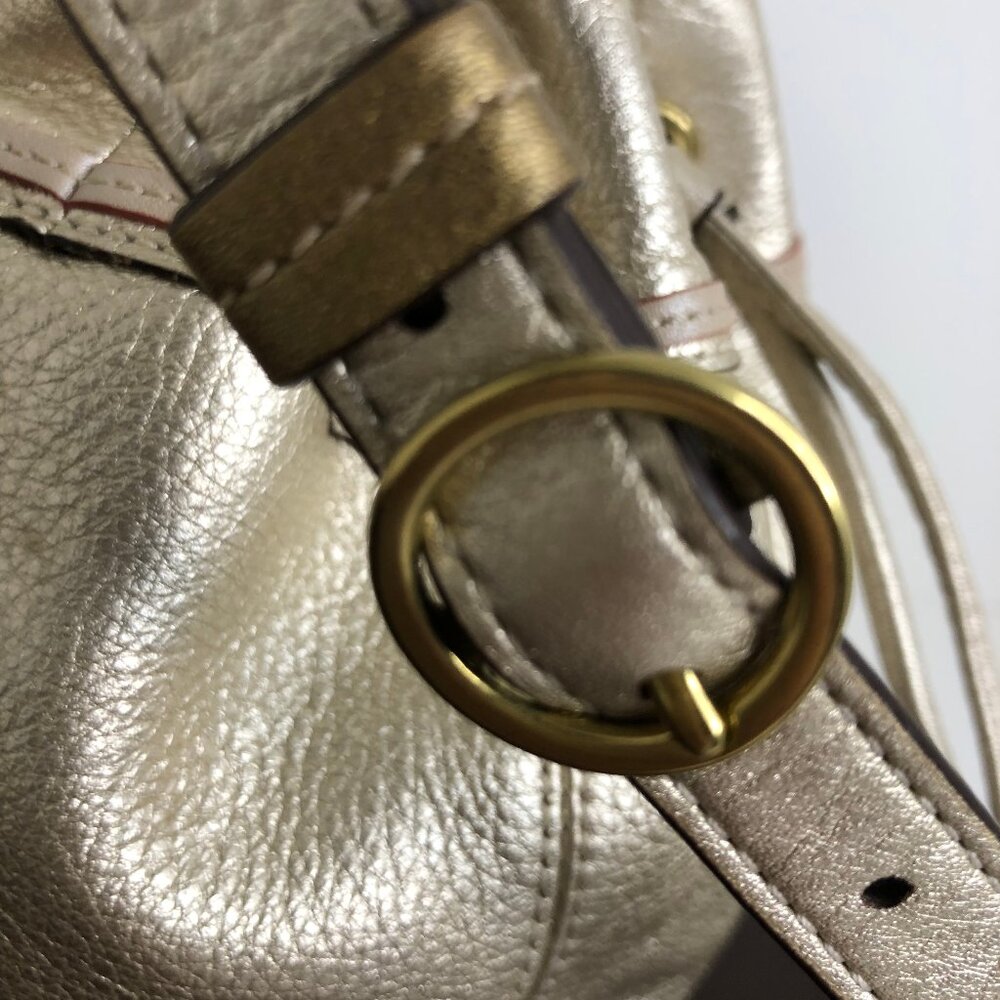 Coach Vintage Audrey Leather Drawstring Bucket Bag RARE - Picture 3 of 11